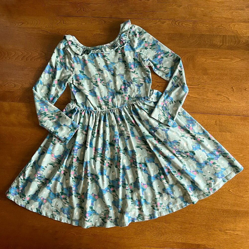 Tea Collection ruffle collar floral dress 10